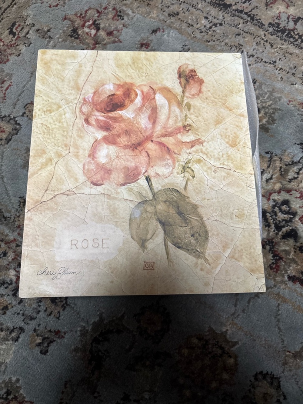 NIB Vintage Fetco “Beauty in Full Bloom” Floral Art Print Designer Photo Album